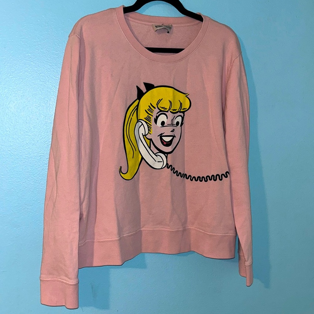 Kate Spade “Betty & Veronica” sweatshirt, Size XL.
